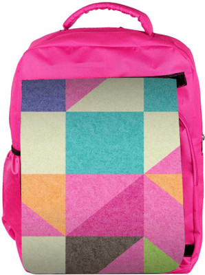 

Snoogg Eco Friendly Canvas Abstract Signs Backpack Rucksack School Travel Unisex Casual Canvas Bag Bookbag Satchel 5 L Backpack(Pink)