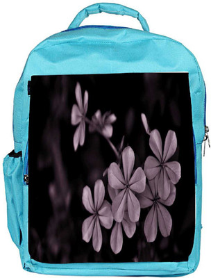 

Snoogg Eco Friendly Canvas Grey Flower Designer Backpack Rucksack School Travel Unisex Casual Canvas Bag Bookbag Satchel 5 L Backpack(Blue)