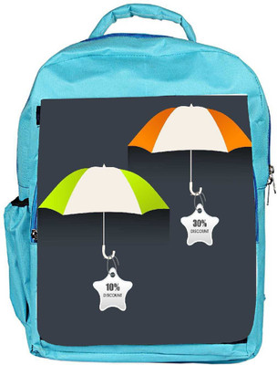

Snoogg Eco Friendly Canvas Abstract Rainy Season Background Backpack Rucksack School Travel Unisex Casual Canvas Bag Bookbag Satchel 5 L Backpack(Blue)