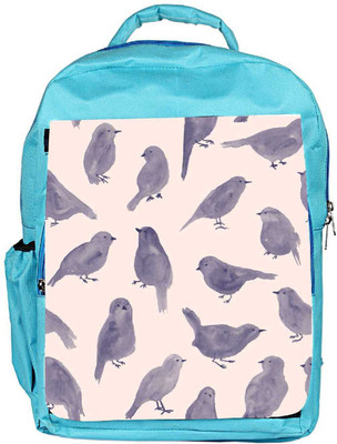 

Snoogg Eco Friendly Canvas Pigeon Paint Backpack Rucksack School Travel Unisex Casual Canvas Bag Bookbag Satchel 5 L Backpack(Blue)