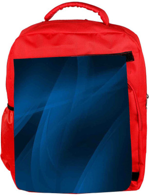 

Snoogg Eco Friendly Canvas Blue Smoke Wave 2436 Backpack Rucksack School Travel Unisex Casual Canvas Bag Bookbag Satchel 5 L Backpack(Red)