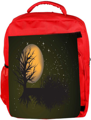 

Snoogg Eco Friendly Canvas Fantasy Background Backpack Rucksack School Travel Unisex Casual Canvas Bag Bookbag Satchel 5 L Backpack(Red)