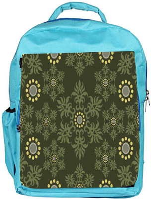 

Snoogg Eco Friendly Canvas Abstract Green Pattern Designer Backpack Rucksack School Travel Unisex Casual Canvas Bag Bookbag Satchel 5 L Backpack(Blue)