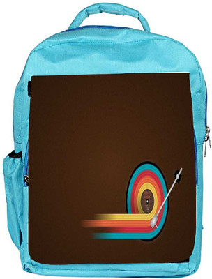 

Snoogg Eco Friendly Canvas Disc Table Designer Backpack Rucksack School Travel Unisex Casual Canvas Bag Bookbag Satchel 5 L Backpack(Blue)
