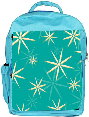 

Snoogg Eco Friendly Canvas Green Pattern Designer Backpack Rucksack School Travel Unisex Casual Canvas Bag Bookbag Satchel 5 L Backpack(Blue)
