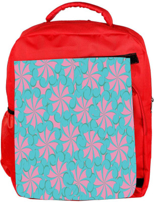 

Snoogg Eco Friendly Canvas Blue And Pink Pattern Designer Backpack Rucksack School Travel Unisex Casual Canvas Bag Bookbag Satchel 5 L Backpack(Red)