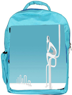 

Snoogg Eco Friendly Canvas Waiting For Someone Designer Backpack Rucksack School Travel Unisex Casual Canvas Bag Bookbag Satchel 5 L Backpack(Blue)