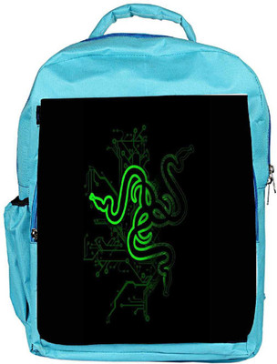 

Snoogg Eco Friendly Canvas Snake Stylin System Backpack Rucksack School Travel Unisex Casual Canvas Bag Bookbag Satchel 5 L Backpack(Blue)