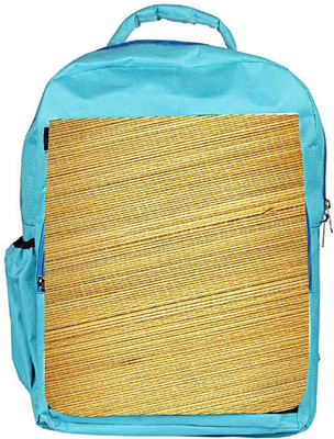 

Snoogg Eco Friendly Canvas Bamboo Mat Background Backpack Rucksack School Travel Unisex Casual Canvas Bag Bookbag Satchel 5 L Backpack(Blue)