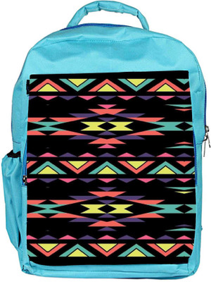 

Snoogg Eco Friendly Canvas Aztec Dark Digital Backpack Rucksack School Travel Unisex Casual Canvas Bag Bookbag Satchel 5 L Backpack(Blue)