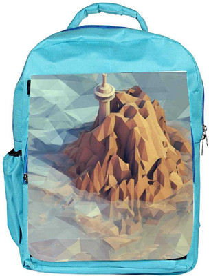 

Snoogg Eco Friendly Canvas Fantasy World 2514 Backpack Rucksack School Travel Unisex Casual Canvas Bag Bookbag Satchel 5 L Backpack(Blue)
