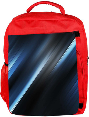 

Snoogg Eco Friendly Canvas Grey And Blue Waves Designer Backpack Rucksack School Travel Unisex Casual Canvas Bag Bookbag Satchel 5 L Backpack(Red)
