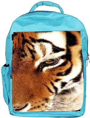 

Snoogg Eco Friendly Canvas Tiger 22 Backpack Rucksack School Travel Unisex Casual Canvas Bag Bookbag Satchel 5 L Backpack(Blue)