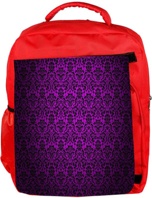 

Snoogg Eco Friendly Canvas Dark Pink Pattern Design Designer Backpack Rucksack School Travel Unisex Casual Canvas Bag Bookbag Satchel 5 L Backpack(Red)