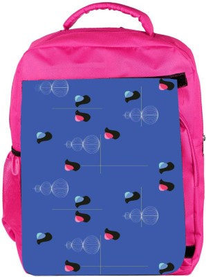 

Snoogg Eco Friendly Canvas Bird Blue 2450 Backpack Rucksack School Travel Unisex Casual Canvas Bag Bookbag Satchel 5 L Backpack(Pink)