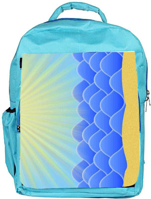 

Snoogg Eco Friendly Canvas Digital Sunshine 2391 Backpack Rucksack School Travel Unisex Casual Canvas Bag Bookbag Satchel 5 L Backpack(Blue)