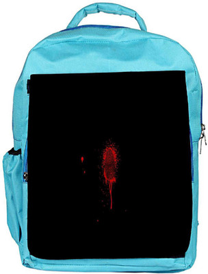 

Snoogg Eco Friendly Canvas Finger Print Designer Backpack Rucksack School Travel Unisex Casual Canvas Bag Bookbag Satchel 5 L Backpack(Blue)