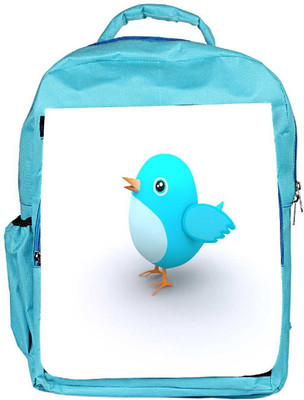 

Snoogg Eco Friendly Canvas Blue Bird Backpack Rucksack School Travel Unisex Casual Canvas Bag Bookbag Satchel 5 L Backpack(Blue)