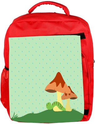 

Snoogg Eco Friendly Canvas Abstract Rainy Season Background With Water Drops Backpack Rucksack School Travel Unisex Casual Canvas Bag Bookbag Satchel 5 L Backpack(Red)