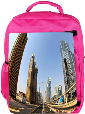 

Snoogg Eco Friendly Canvas Eclipse Designer Backpack Rucksack School Travel Unisex Casual Canvas Bag Bookbag Satchel 5 L Backpack(Pink)