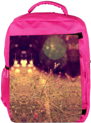 

Snoogg Eco Friendly Canvas Hazy Days Backpack Rucksack School Travel Unisex Casual Canvas Bag Bookbag Satchel 5 L Backpack(Pink)