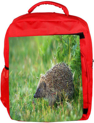

Snoogg Eco Friendly Canvas Sitting At A Place Designer Backpack Rucksack School Travel Unisex Casual Canvas Bag Bookbag Satchel 5 L Backpack(Red)