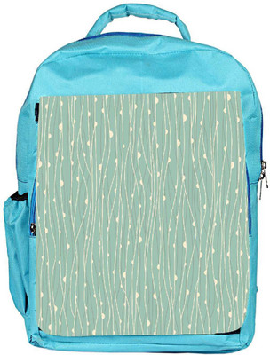 

Snoogg Eco Friendly Canvas Colorful Pattern Design Designer Backpack Rucksack School Travel Unisex Casual Canvas Bag Bookbag Satchel 5 L Backpack(Blue)