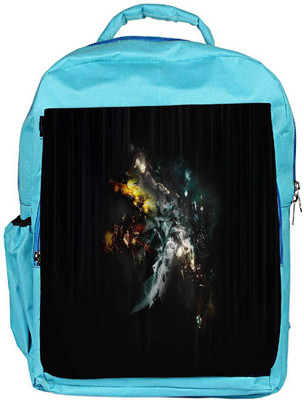 

Snoogg Eco Friendly Canvas Multicolor Abstract Design Designer Backpack Rucksack School Travel Unisex Casual Canvas Bag Bookbag Satchel 5 L Backpack(Blue)