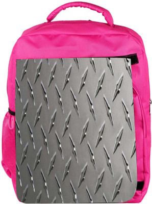 

Snoogg Eco Friendly Canvas Grey Steel Backpack Rucksack School Travel Unisex Casual Canvas Bag Bookbag Satchel 5 L Backpack(Pink)