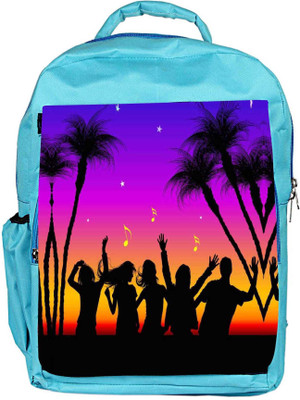 

Snoogg Eco Friendly Canvas Party Night Backpack Rucksack School Travel Unisex Casual Canvas Bag Bookbag Satchel 5 L Backpack(Blue)