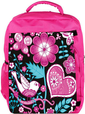 

Snoogg Eco Friendly Canvas Seamless Texture With Flowers Backpack Rucksack School Travel Unisex Casual Canvas Bag Bookbag Satchel 5 L Backpack(Pink)