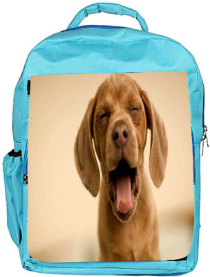 

Snoogg Eco Friendly Canvas Puppy Yourning Designer Backpack Rucksack School Travel Unisex Casual Canvas Bag Bookbag Satchel 5 L Backpack(Blue)