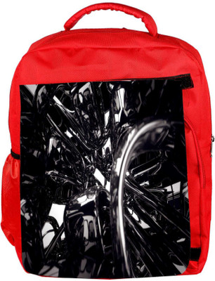 

Snoogg Eco Friendly Canvas Dark Mechanism Designer Backpack Rucksack School Travel Unisex Casual Canvas Bag Bookbag Satchel 5 L Backpack(Red)