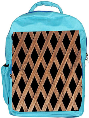 

Snoogg Eco Friendly Canvas Wood Cage Designer Backpack Rucksack School Travel Unisex Casual Canvas Bag Bookbag Satchel 5 L Backpack(Blue)