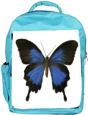 

Snoogg Eco Friendly Canvas Digital Painting Of A Butterfly Backpack Rucksack School Travel Unisex Casual Canvas Bag Bookbag Satchel 5 L Backpack(Blue)