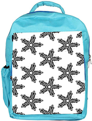 

Snoogg Eco Friendly Canvas Black Star White Designer Backpack Rucksack School Travel Unisex Casual Canvas Bag Bookbag Satchel 5 L Backpack(Blue)