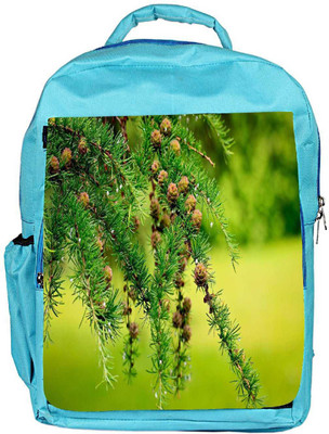 

Snoogg Eco Friendly Canvas Multiple Wooden Flowers Designer Backpack Rucksack School Travel Unisex Casual Canvas Bag Bookbag Satchel 5 L Backpack(Blue)