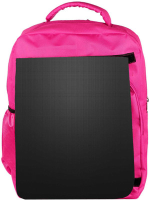 

Snoogg Eco Friendly Canvas Plain Black Wall Designer Backpack Rucksack School Travel Unisex Casual Canvas Bag Bookbag Satchel 5 L Backpack(Pink)