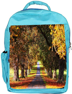 

Snoogg Eco Friendly Canvas Huge Trees Designer Backpack Rucksack School Travel Unisex Casual Canvas Bag Bookbag Satchel 5 L Backpack(Blue)