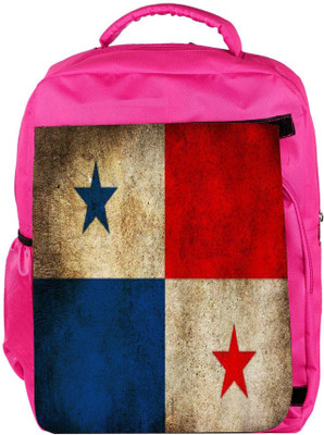 

Snoogg Eco Friendly Canvas Panama Designer Backpack Rucksack School Travel Unisex Casual Canvas Bag Bookbag Satchel 5 L Backpack(Pink)