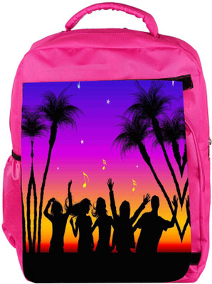 

Snoogg Eco Friendly Canvas Party Night Backpack Rucksack School Travel Unisex Casual Canvas Bag Bookbag Satchel 5 L Backpack(Pink)