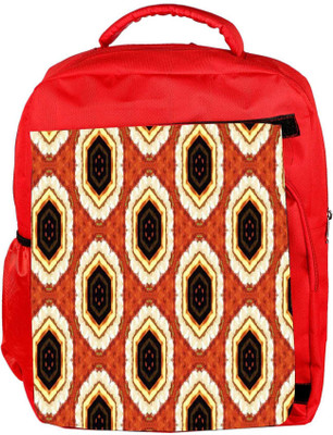 

Snoogg Eco Friendly Canvas Abstract Multicolor Design Designer Backpack Rucksack School Travel Unisex Casual Canvas Bag Bookbag Satchel 5 L Backpack(Red)