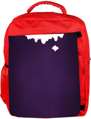 

Snoogg Eco Friendly Canvas Purple Background Designer Backpack Rucksack School Travel Unisex Casual Canvas Bag Bookbag Satchel 5 L Backpack(Red)