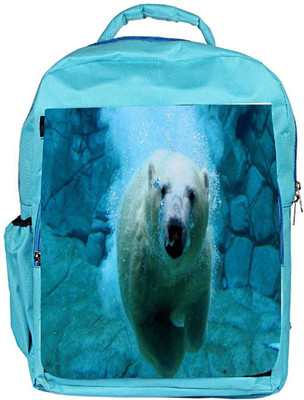 

Snoogg Eco Friendly Canvas Polar Beer Designer Backpack Rucksack School Travel Unisex Casual Canvas Bag Bookbag Satchel 5 L Backpack(Blue)