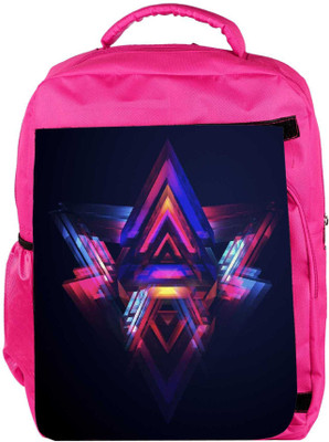 

Snoogg Eco Friendly Canvas Abstract Zoyd Backpack Rucksack School Travel Unisex Casual Canvas Bag Bookbag Satchel 5 L Backpack(Pink)