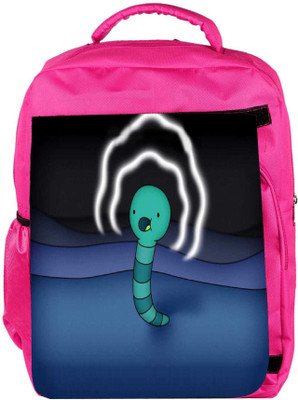 

Snoogg Eco Friendly Canvas Worm Wave Energy 2566 Backpack Rucksack School Travel Unisex Casual Canvas Bag Bookbag Satchel 5 L Backpack(Pink)