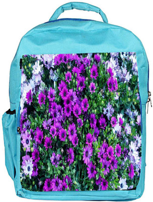

Snoogg Eco Friendly Canvas Variety Of Flower Designer Backpack Rucksack School Travel Unisex Casual Canvas Bag Bookbag Satchel 5 L Backpack(Blue)