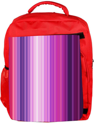 

Snoogg Eco Friendly Canvas Multicolor Design Designer Backpack Rucksack School Travel Unisex Casual Canvas Bag Bookbag Satchel 5 L Backpack(Red)
