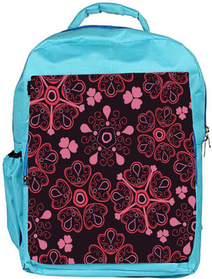 

Snoogg Eco Friendly Canvas Floral Red Designer Backpack Rucksack School Travel Unisex Casual Canvas Bag Bookbag Satchel 5 L Backpack(Blue)