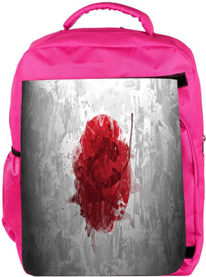 

Snoogg Eco Friendly Canvas Japan Flag Designer Backpack Rucksack School Travel Unisex Casual Canvas Bag Bookbag Satchel 5 L Backpack(Pink)